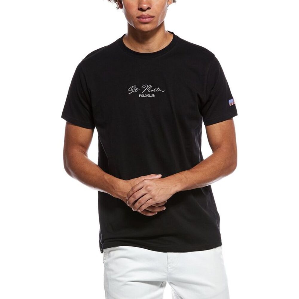 Polo Club St. Martin Mens  T-Shirt, Black
